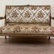 Louis XVI Style Bench In Golden Wood, mid-19th century