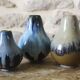 Set of 4 porcelain vases from the early 20th century by François Paul Louchet.
