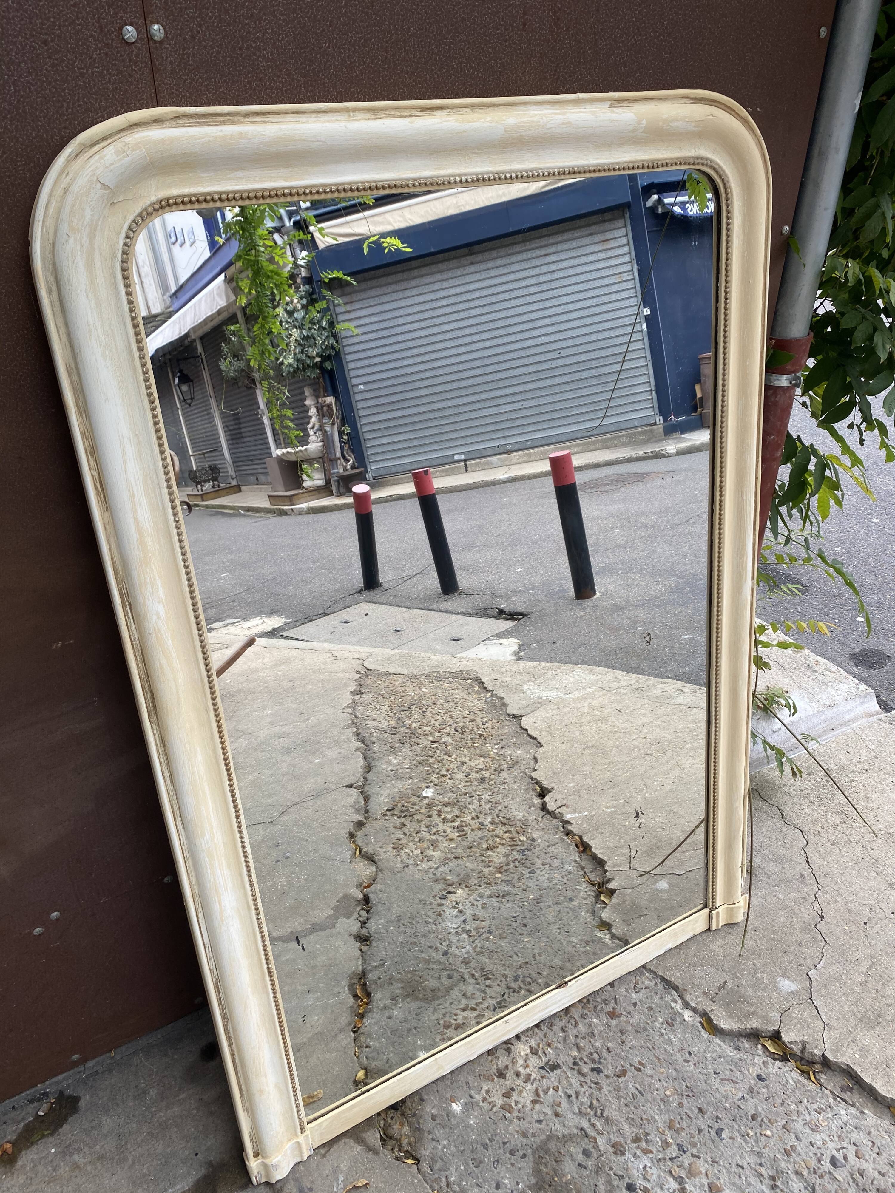 Louis Philipe mirror, original patina