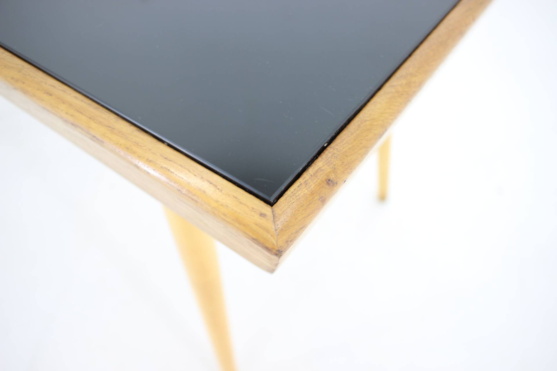 1960s Coffee Table With Opaxit Glass, Czechoslovakia