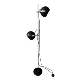 Brown mid-century space age eyeball floor lamp