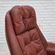 1970s, Danish design by H.W.Klein, swivel armchair, furniture leather.