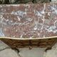 Charming small chest of drawers in precious wood marquetry.