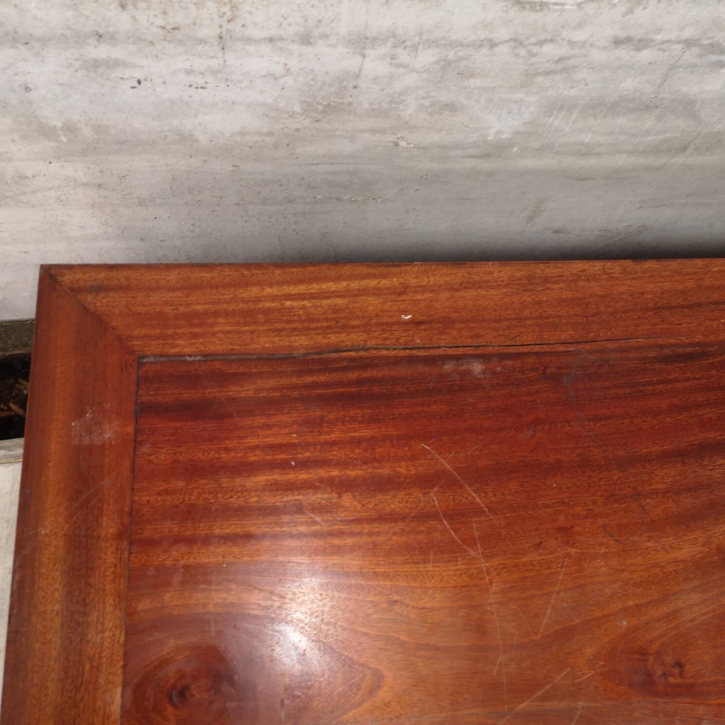 Modernist mahogany desk from cuba dominique art deco 1940