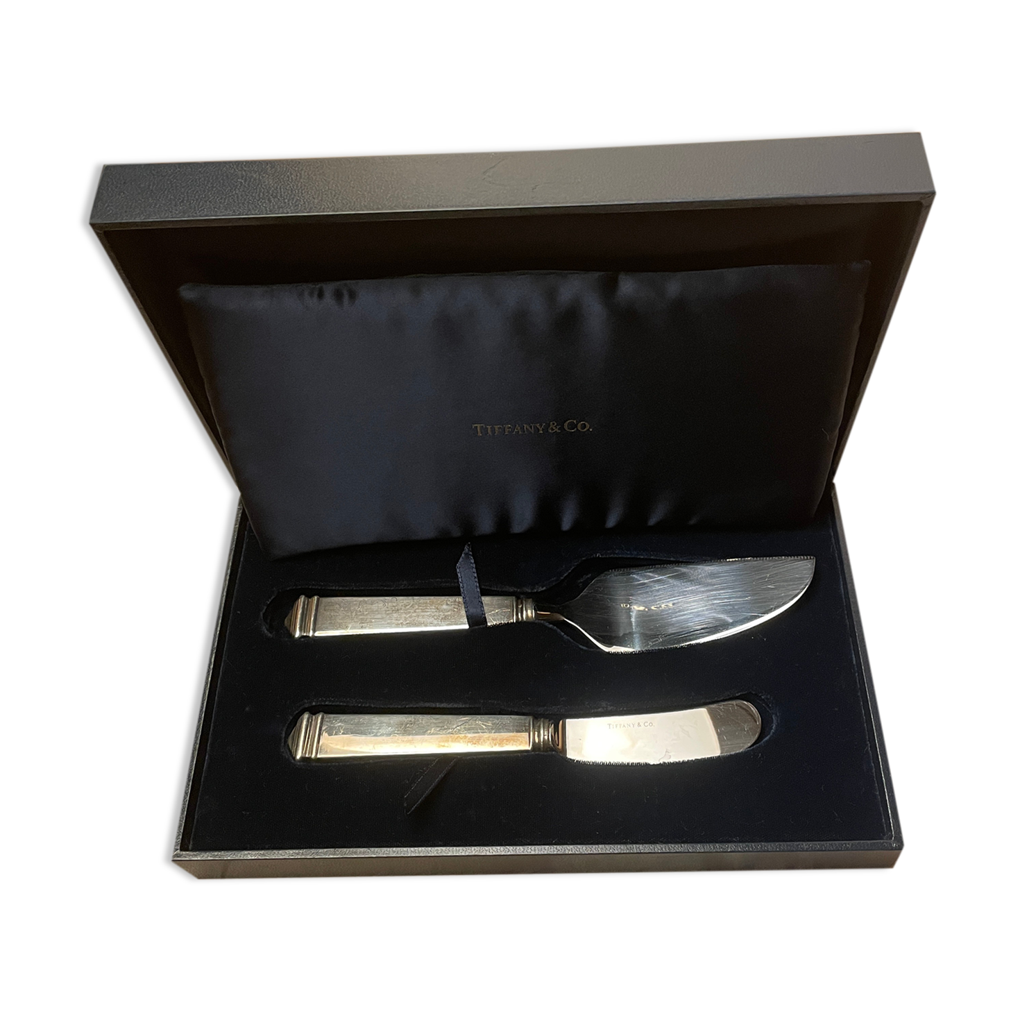 Tiffany and Co cheese serving knives