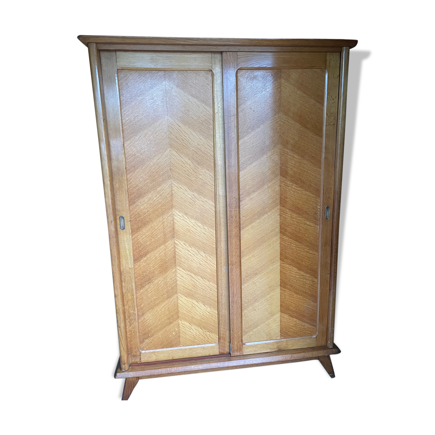 Vintage compass feet cabinet