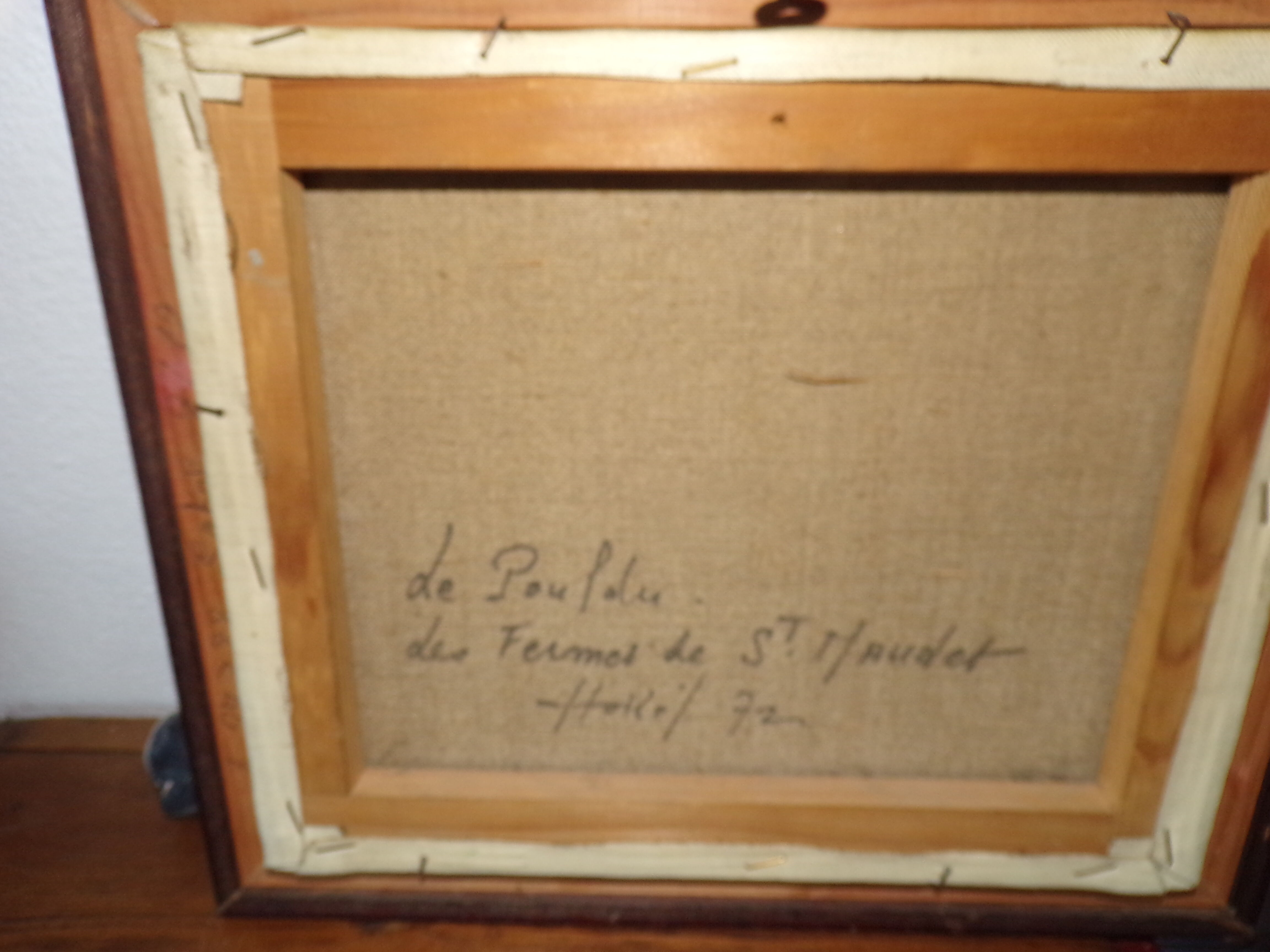 Oil painting painting painting signed Sokol 1972