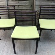 Chaises palissandre Erling Torvits par Søro Stolefabrik scandinave