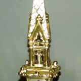 Rare pair of 19th century bronze candlesticks