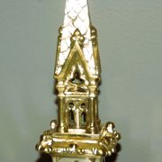 Rare pair of 19th century bronze candlesticks