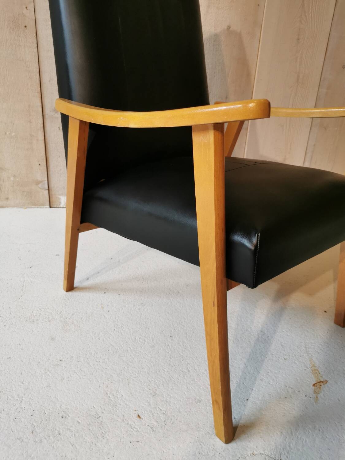 Fauteuil en skaï