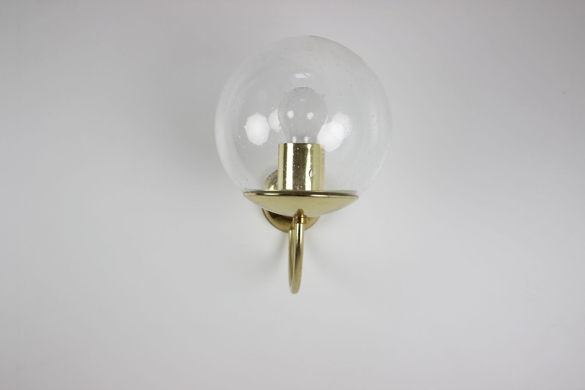 Mid-century wall lamp/ Kamenický Šenov, 1970's.