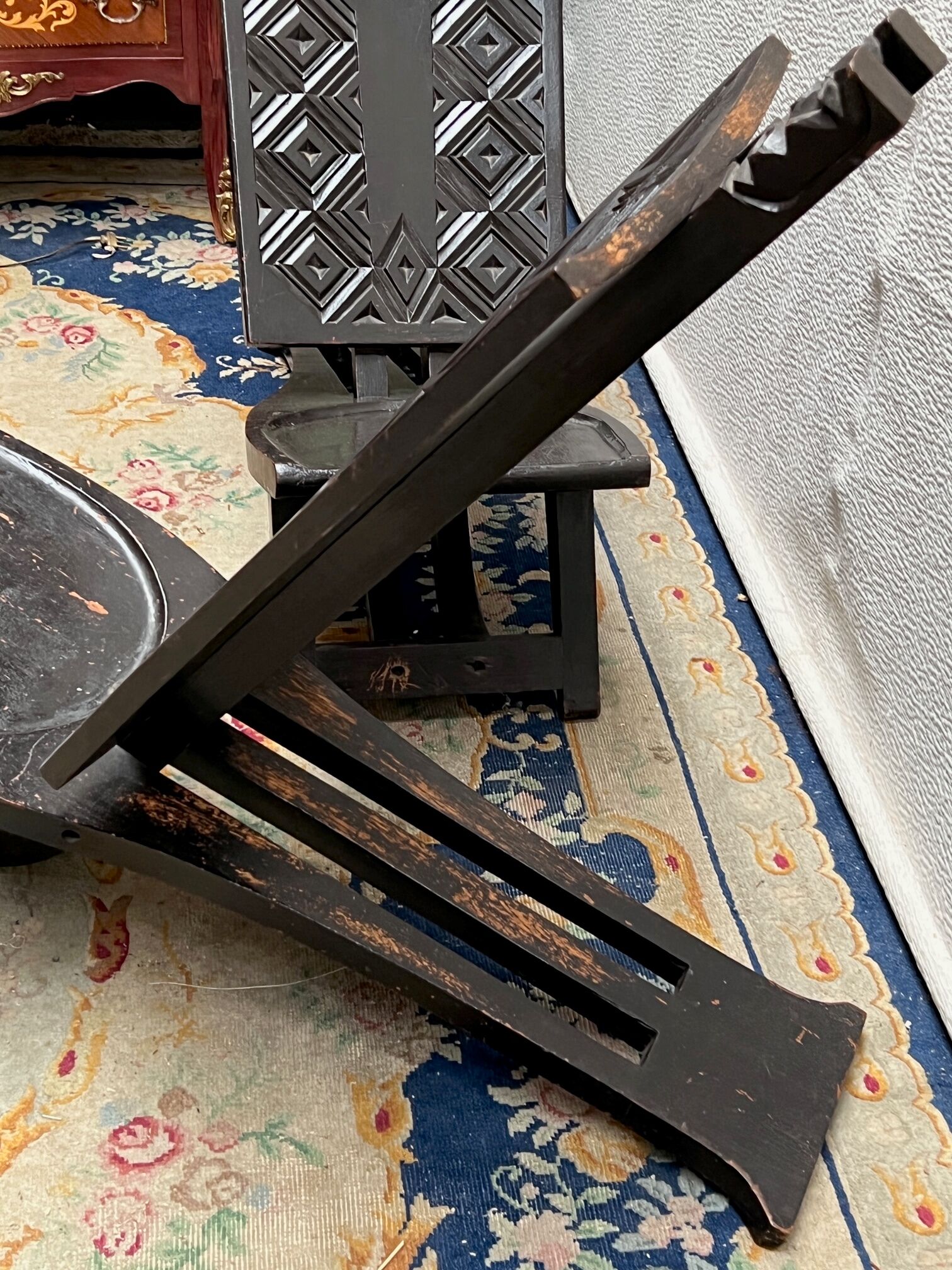 Lot - African chairs. Congo.