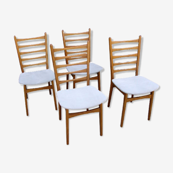 Ensemble de 4 chaises, années 1960