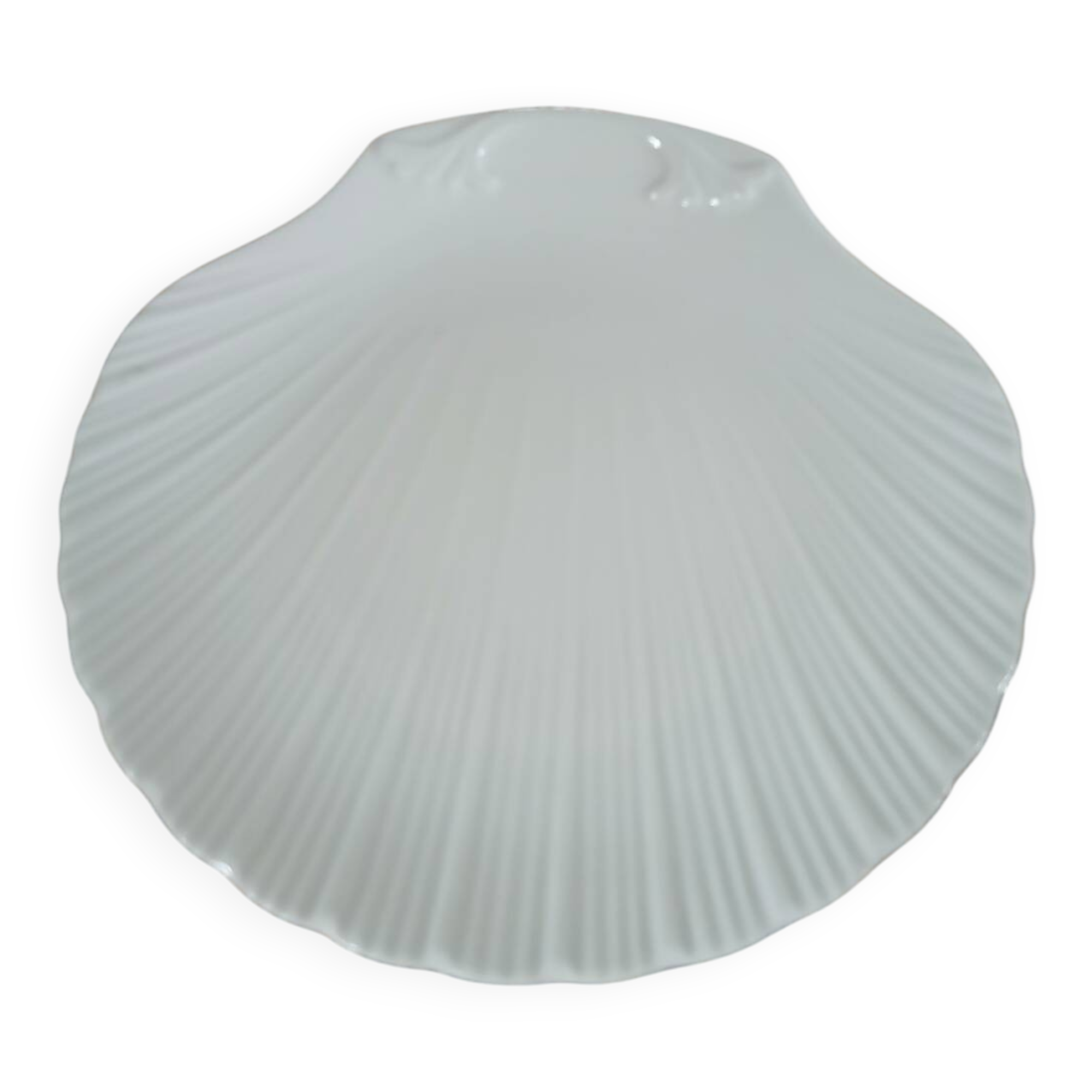 Small porcelain seashell dish