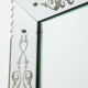 Art deco mirror - 72x52cm