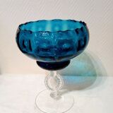 Coupe à fruits Bonbonnière rare cristal et verre