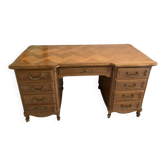 Bureau en merisier massif style Louis XV