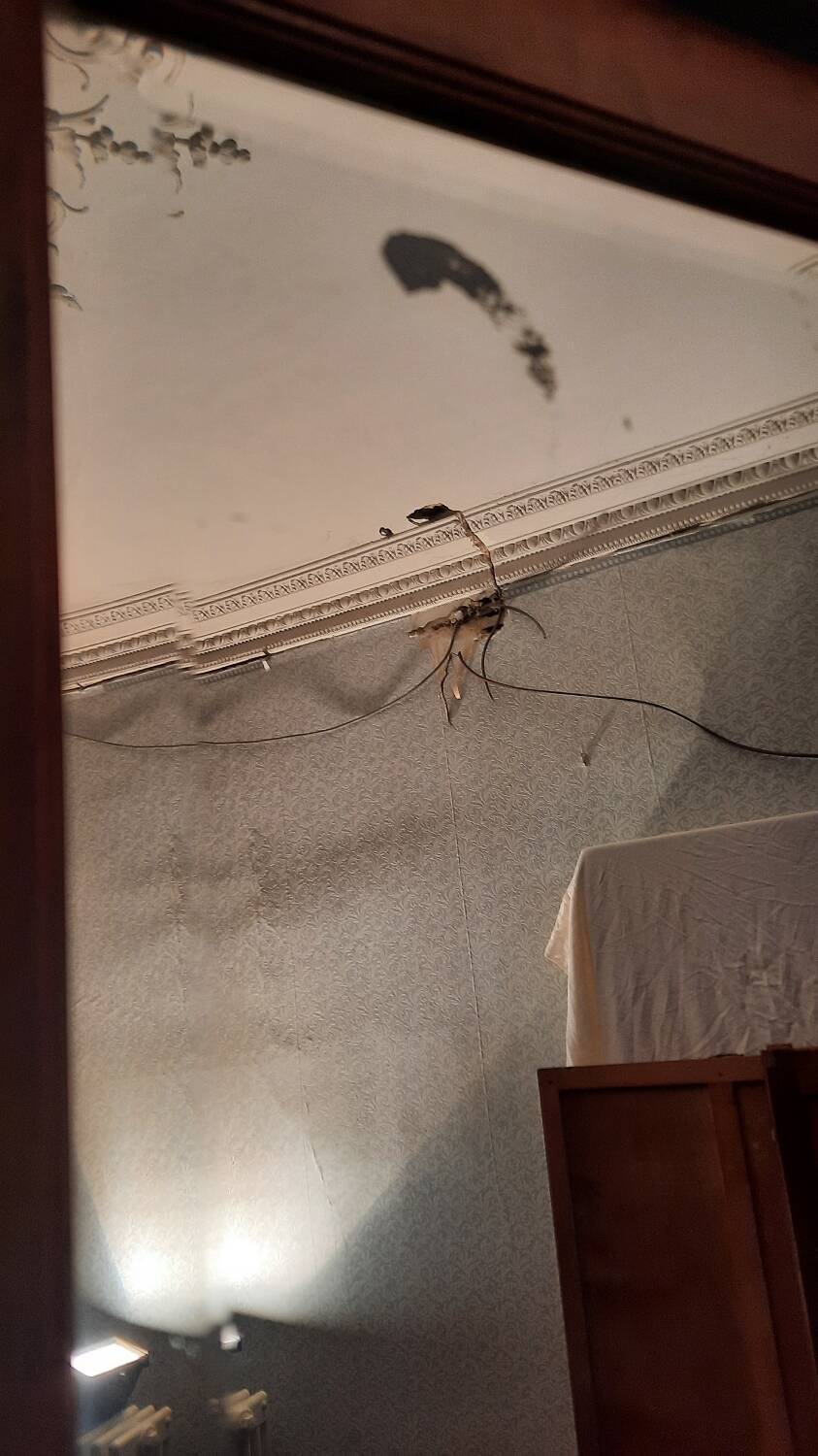 Old art deco style wardrobe