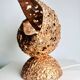 Sculptural Table Lamp In Copper By Aimo Tukiainen For Oy Moonlight, Finland 1970S