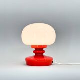 Mid Century All-Glass Table Lamp by Osvetlovaci, Czechoslovakia
