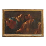 Great Italian painting from the 17th century, the Tribute Money