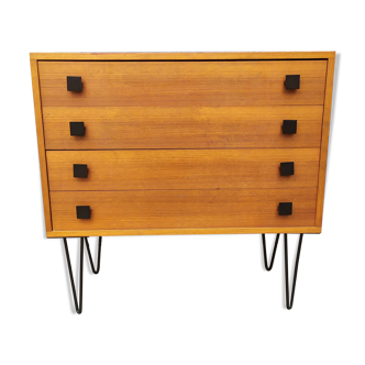 Scandinavian dresser vintage teak 1960