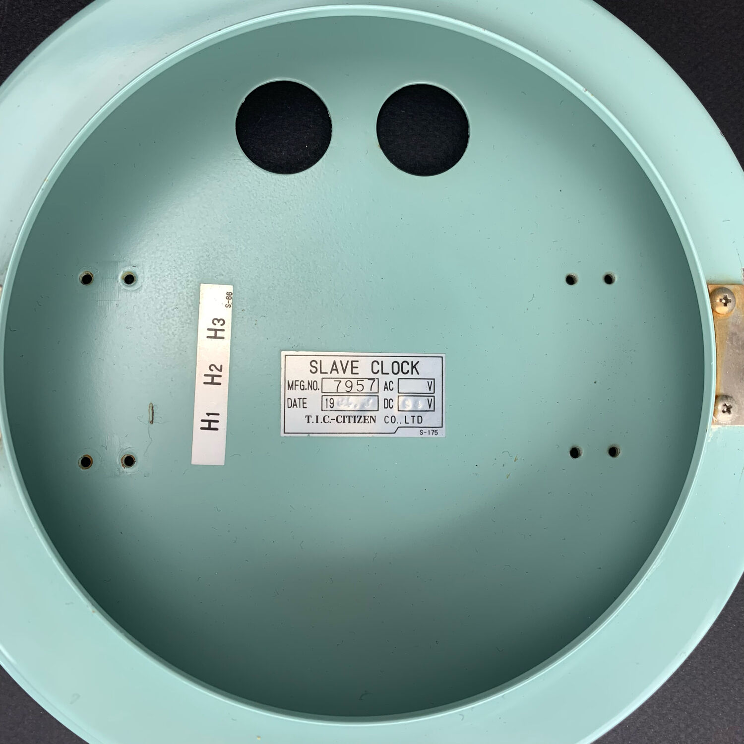 Marine clock citizen japan vintage