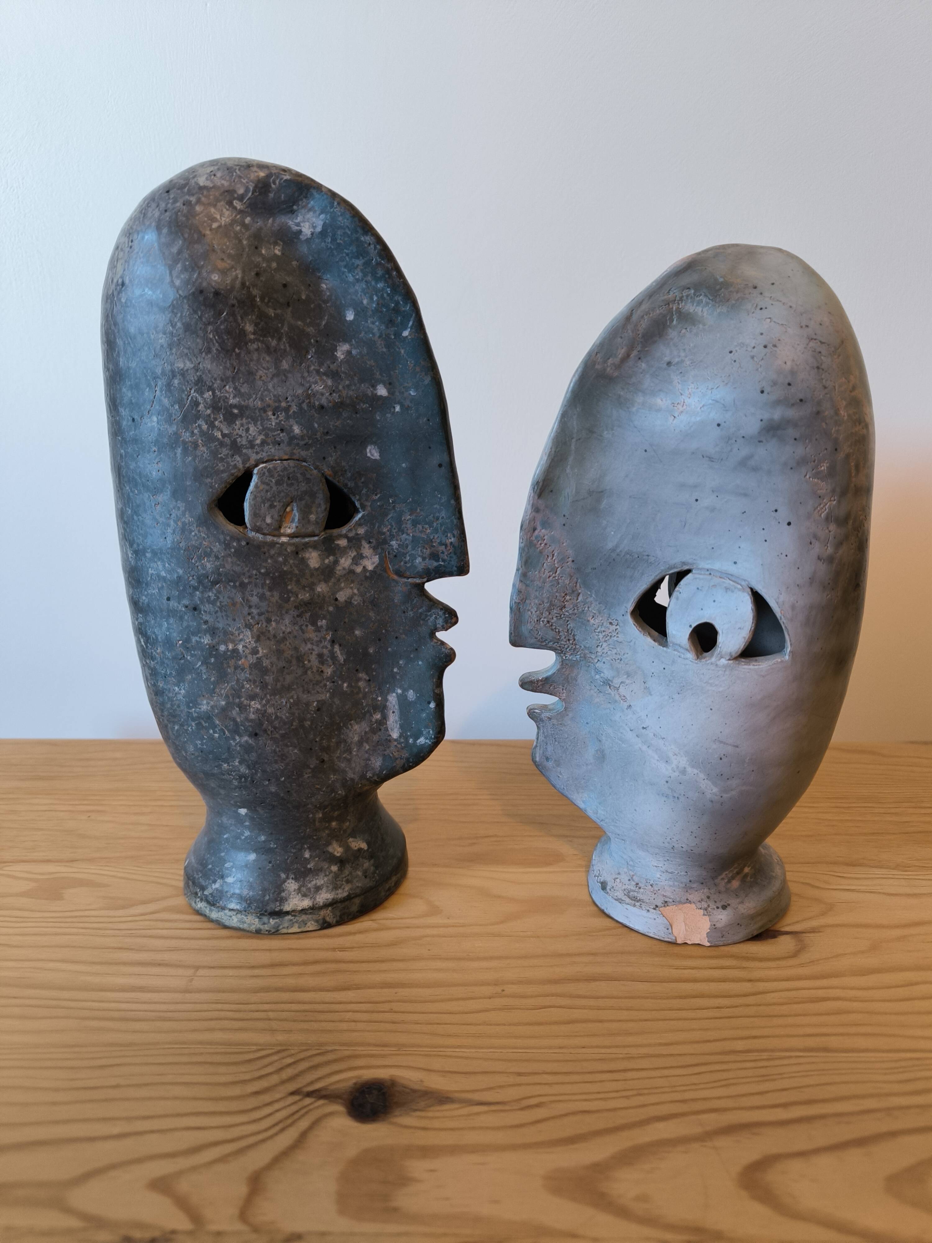 Sculptures Les bisous Loul Combres