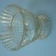 Ancient art-deco molded glass vase