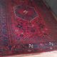 Vintage Iranian rug from the 1950s. Handcrafted, handmade.