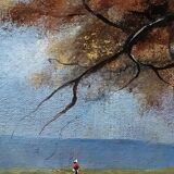 Oil on canvas by J.Jaquet