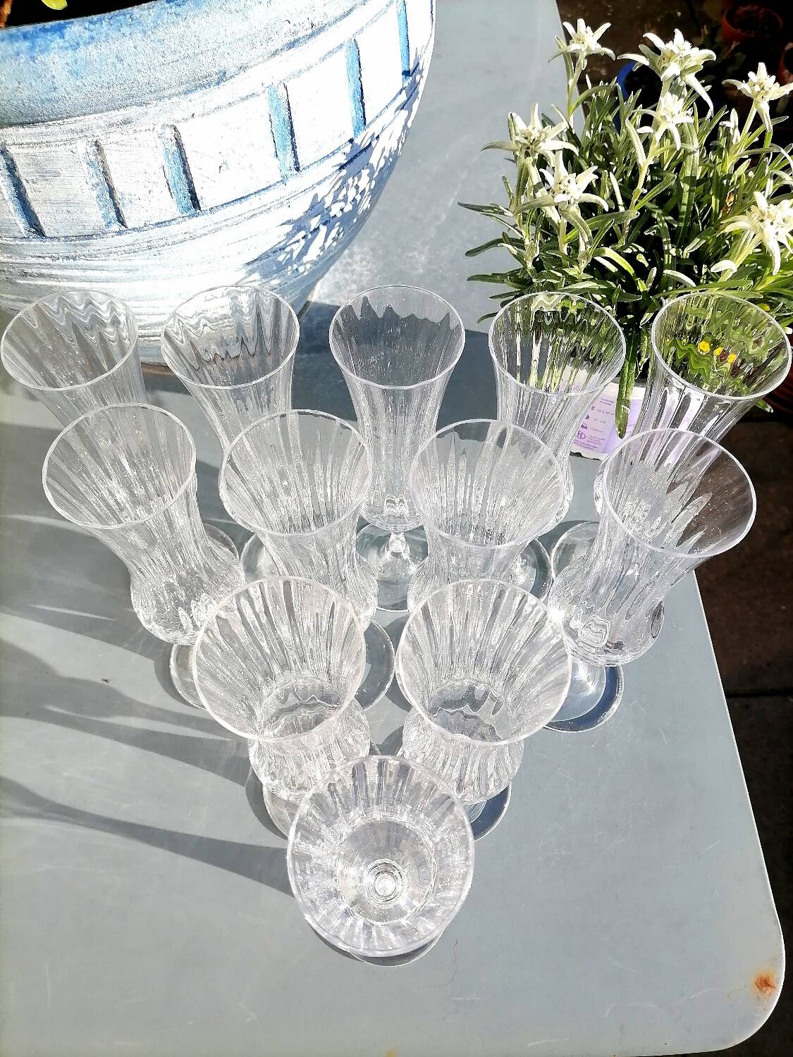 12 Daum Verona Collection champagne flutes