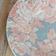 Vintage floral patterned shallow dish