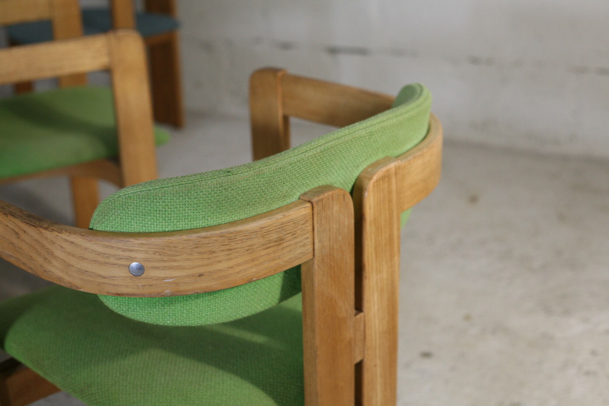 7 Chairs Pigreco by Tobia Scarpa, Gavina Edition, Italy, 50s