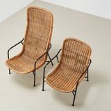 Dirk van Sliedregt Pair of Lounge Chairs for Gebr. Jonkers 1952