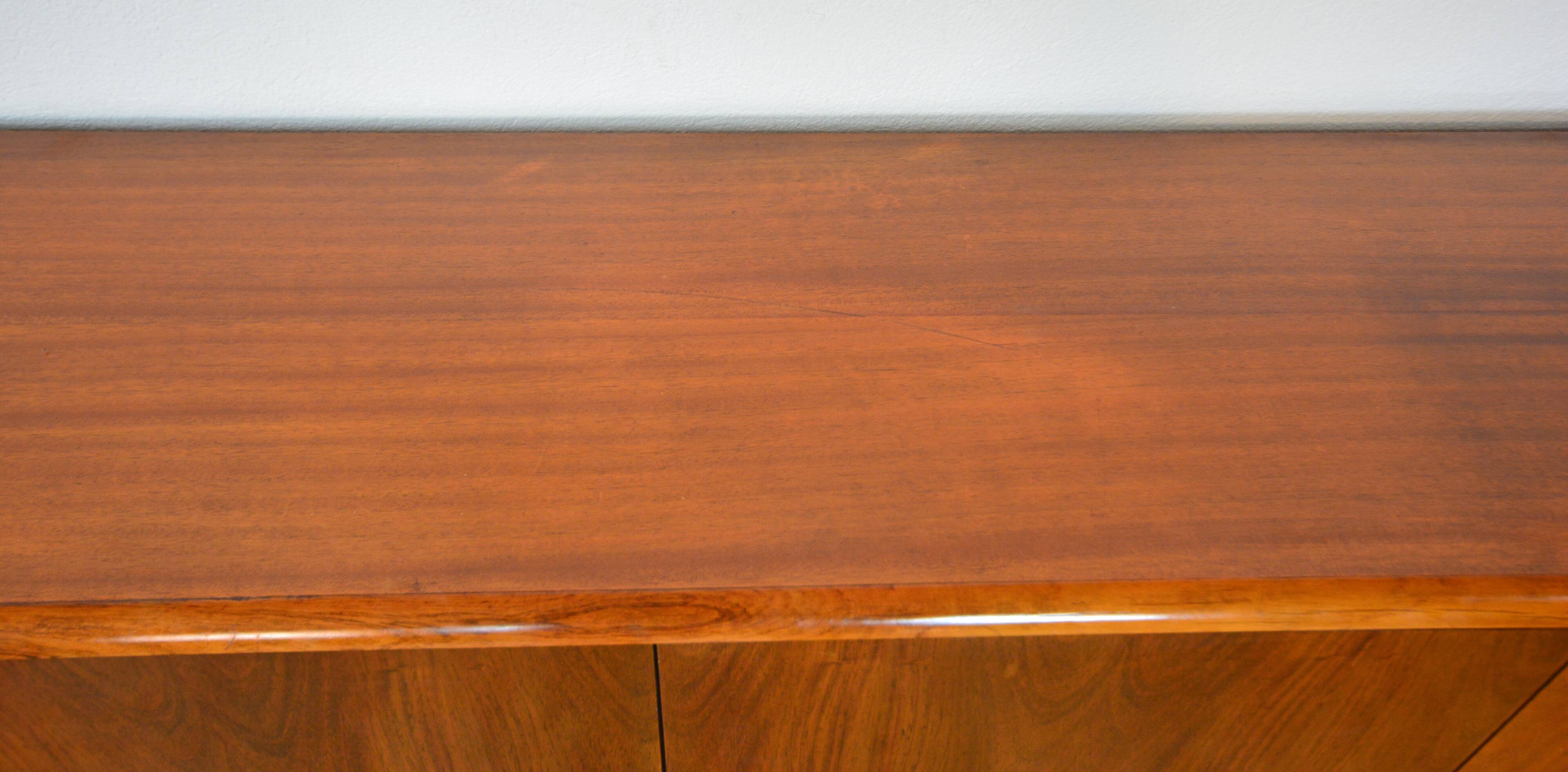 Scandian rosewood and metal sideboard
