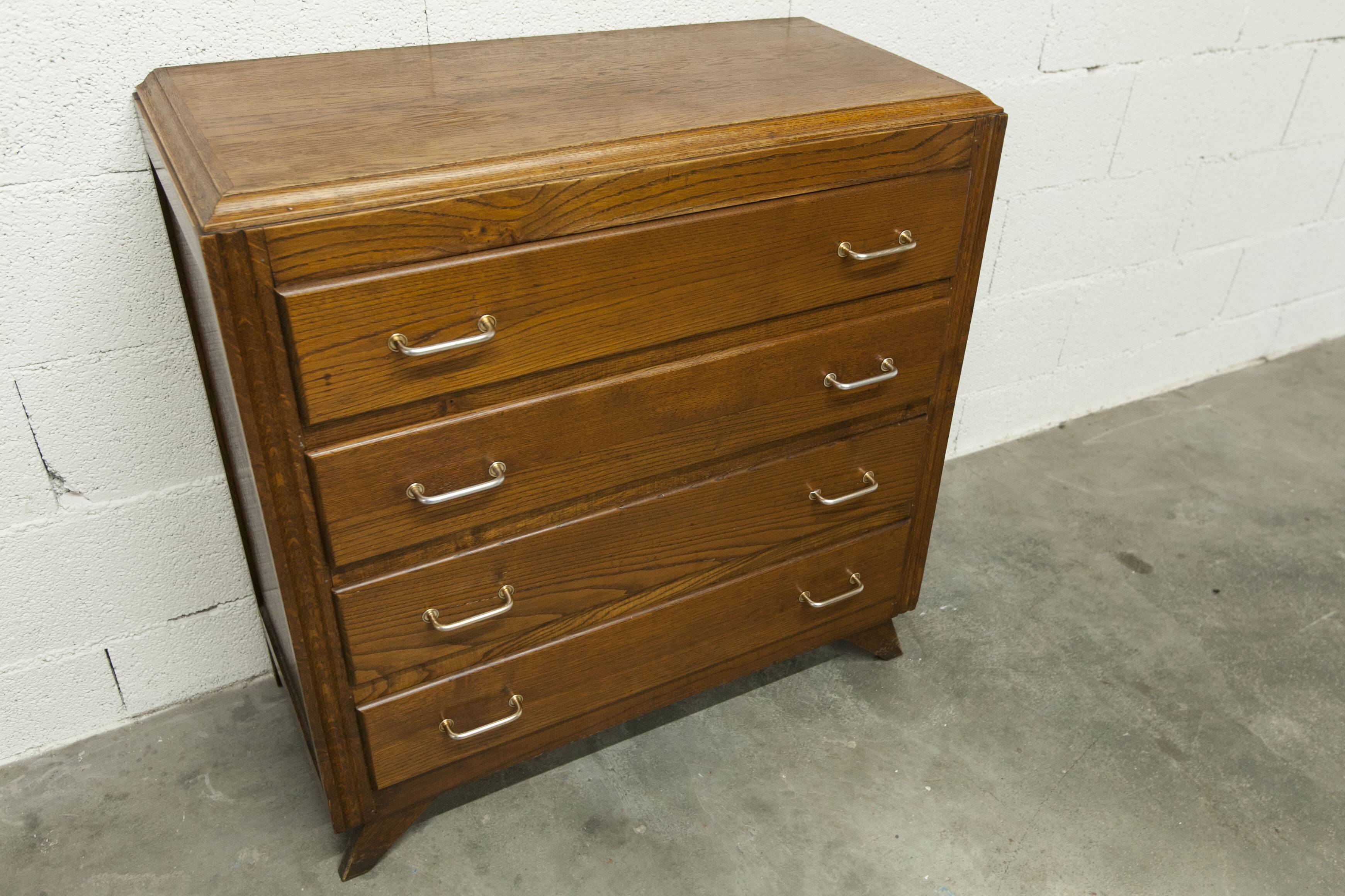 Commode 1930 art déco 86cm 4 tiroirs