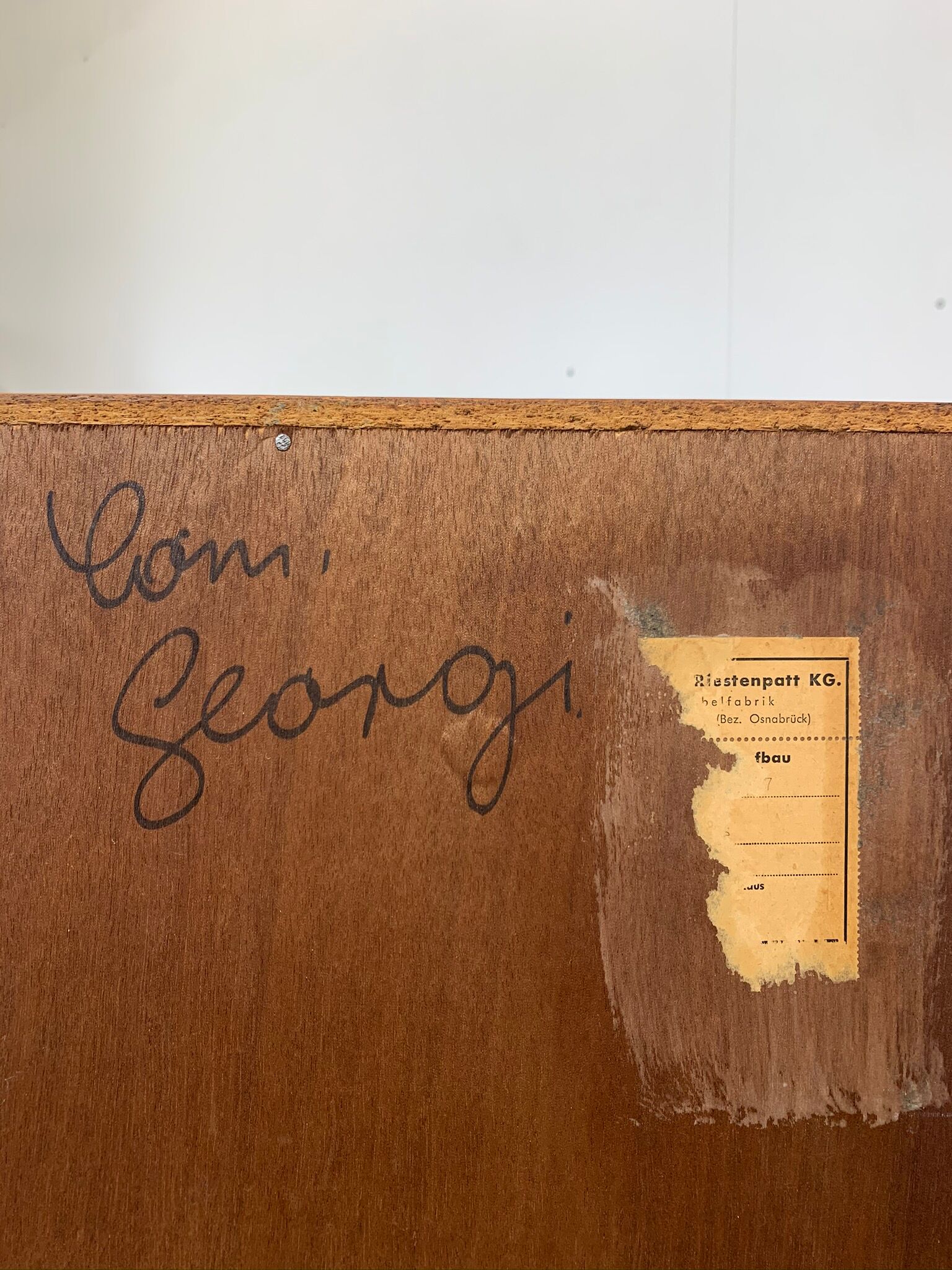 Teak sideboard by Heinrich Riestenpatt, 1960