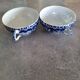 Blue Chinese Porcelain Teacups