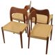 Lot de 4 chaises à manger 'Logster' - Arne Hovmand Olsen