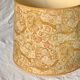 Large vintage lampshade - floral decor - 40 x 37 cm