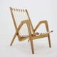1970s Jan Vaněk Oak armchair, Czechoslovakia