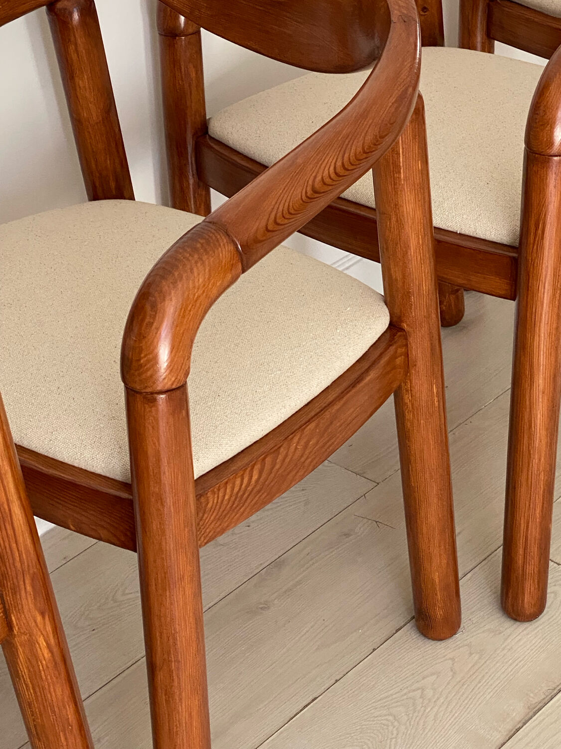 4 chairs Rainer Daumillier 1970