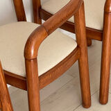 4 chairs Rainer Daumillier 1970