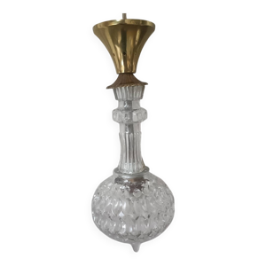 Suspension verre moulé - laiton