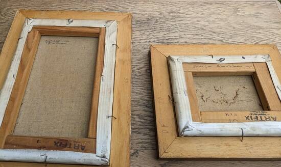 Paintings, oil on canvas "Lavender"