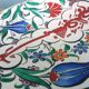 Empty pocket cup signed H. Yildiz Türkiye Iznik