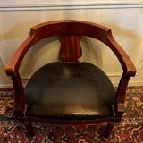 Office Armchair, Empire Style, Mahogany.