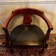 Office Armchair, Empire Style, Mahogany.
